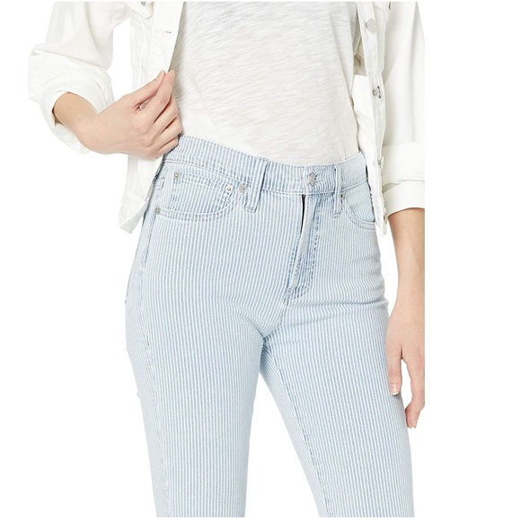 New J Crew Striped denim Jeans Size Size 28 - Picture 2 of 5